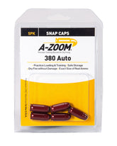 Pistol Metal Snap Caps 380Auto 5pk product image